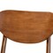 Baxton Studio Katya Mid-Century Modern Grey Fabric and Walnut Brown Finished Wood 5-Piece Dining Set 183-11635-11644-Zoro - alternate 6